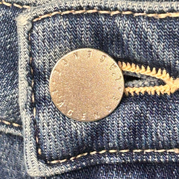 L'AGENCE Oriana High Rise Straight‎ Leg Jeans Dark Wash Denim Size 34 READ - Picture 7 of 15